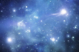 a night sky full of galaxies -el 