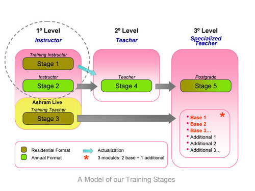 a model of our training stages